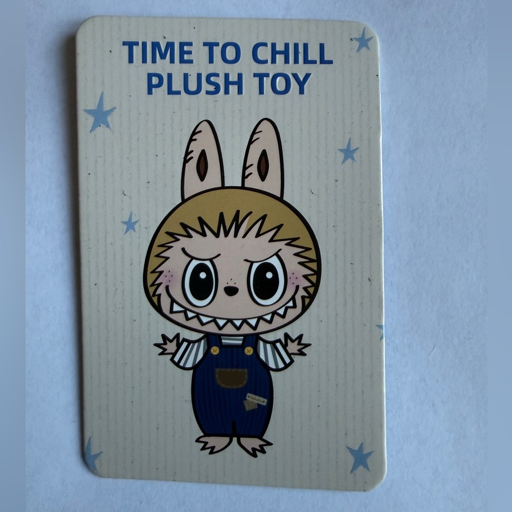 LABUBU Time to chill - Vinyl Plush Doll - No Box. Card is included. - Picture 5 of 6